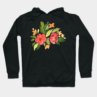 Red Camellias Hoodie